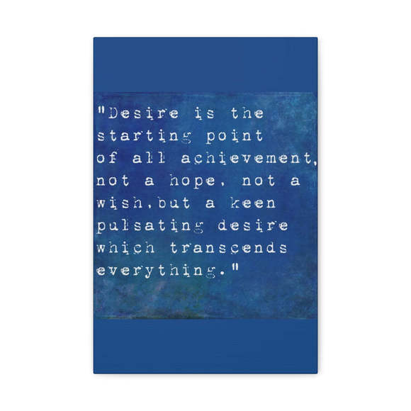 Inspirational Wall Art Desire Is Starting Point Motivation Wall Decor for Home O